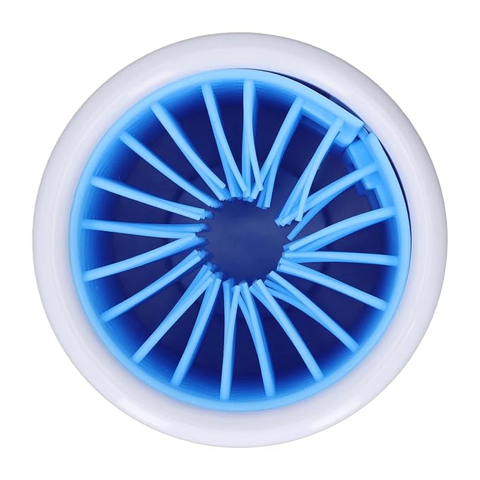 Dpofirs Pet Washer, Automatic USB Rechargeable Soft Brushes Portable Dog Foot Cleaner for Small Medium Dogs