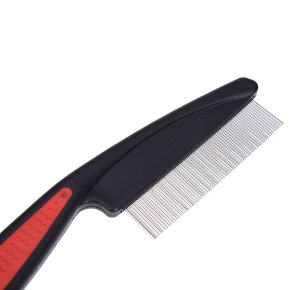 2 PCS Fine Tooth Combs, No Skin Damage Stainless Steel High Strength Teeth Hair Combs, Pet Tear Stain Remover Combs