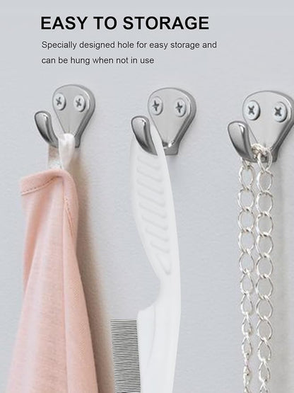 2 PCS Flea Comb for Dogs and Cats - Promotes Hair Growth and Removes Loose Hair, Knots