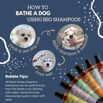 Pine&Fir Deodorizing Dog Shampoo - for Oily or Dry Dog Skin-Natural Ingredients with Organic Essential Oils- Made in Canada