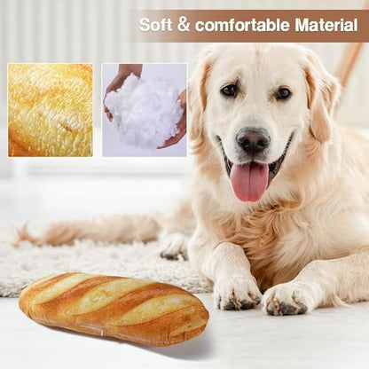 HOMBYS Large Dog Pillow for Large, Medium & Small Dogs, Cute Baguette Designs Dog Claming Pillow for Neck Support, Improve Anxiety Relief-20"x7.5"x4"