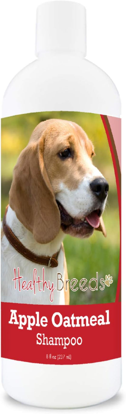 Healthy Breeds Beagle Apple Oatmeal Dog Shampoo - All Natural, Tearless & Hypoallergenic Cleanser & Conditioner - Best for Dry, Itchy or Irritated Skin - 8 oz
