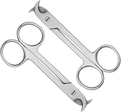 4.5" Dog Nail Scissors  Stainless Steel Clippers and Trimmers for Pets | Professional Grooming Tool for Precise and Safe Nail Trimming