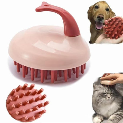 Dual Brush Head Multi-Function Cat brushï¼_ombing, Bathing, massaging, 1 brush for 3 purposesï¼_ats, dogs and other animals Be common
