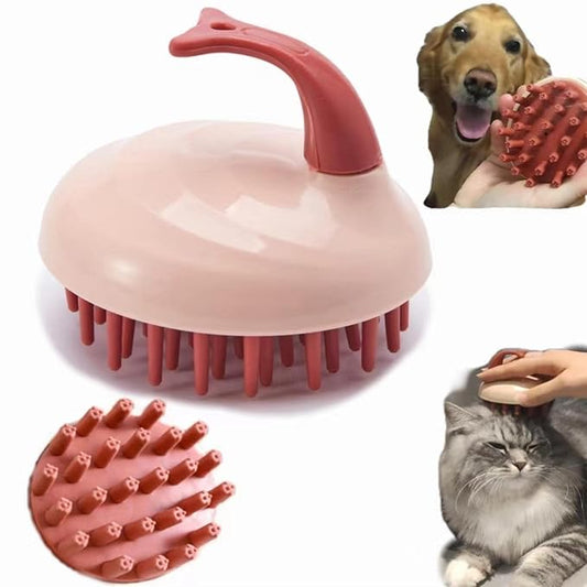 Dual Brush Head Multi-Function Cat brushï¼_ombing, Bathing, massaging, 1 brush for 3 purposesï¼_ats, dogs and other animals Be common