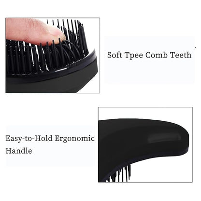 Small Dog Brush- Grooming Tool for Teddy, Yorkies, Maltese, Shih Tzu, Chihuahua - Puppy Hair Brush (Black)