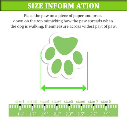 CovertSafe& Dog Boots for Dogs Non-Slip, Waterproof Dog Booties for Outdoor, Dog Shoes for Medium to Large Dogs 4Pcs with Rugged Sole Grey-Green