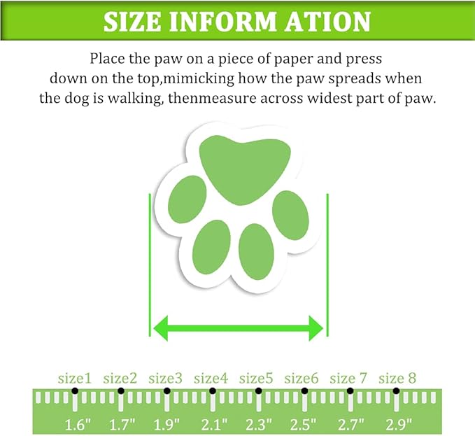 CovertSafe& Dog Boots for Dogs Non-Slip, Waterproof Dog Booties for Outdoor, Dog Shoes for Medium to Large Dogs 4Pcs with Rugged Sole Grey-Green