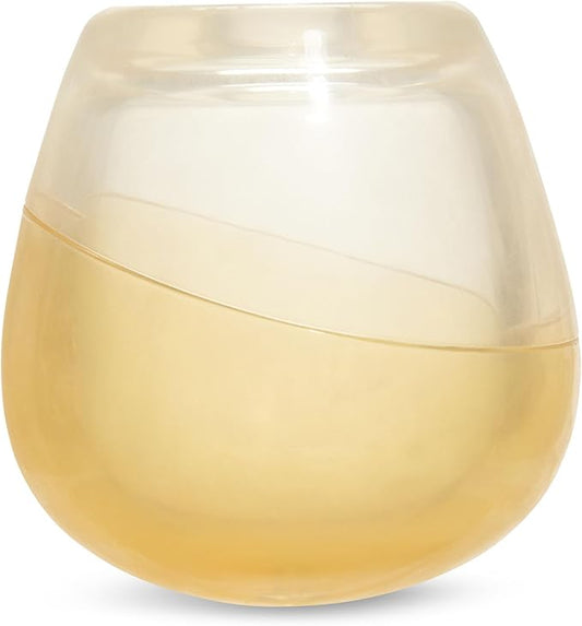 Barkbox Tipsy Rosé Rubber Wine Dog Toy  Treat Dispensing Dog Toys  Puppy and Pet Toys for Medium to Large Dogs