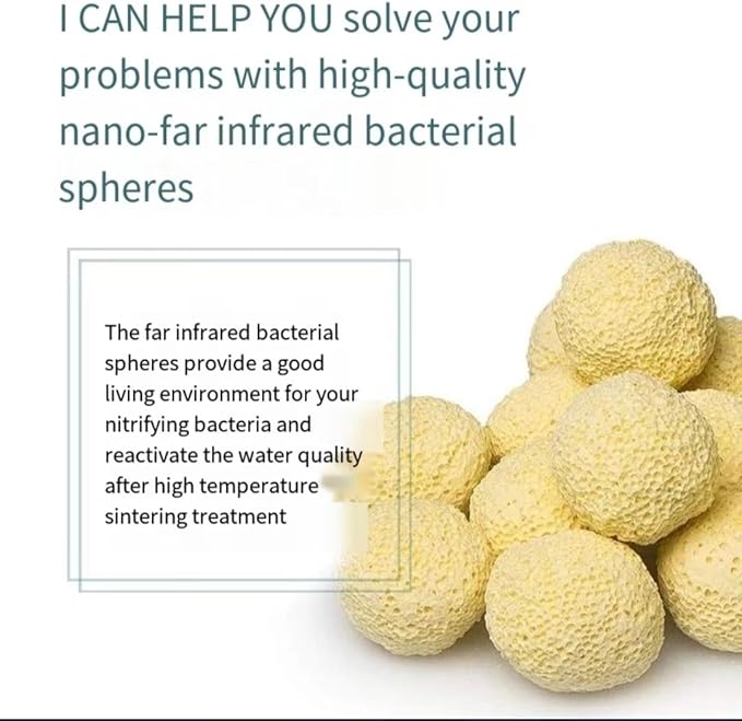 1000g, 2.2lb【No ore】 Aquarium bio Media,6 in 1 Ceramic Filter Media for Aquarium Sump Filter Ceramic Rings Activated Carbon Bio Balls bio Balls Ceramic Rings Set with mesh Bag