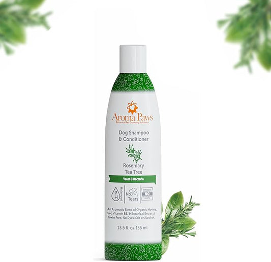 Dog Shampoo  Cleansing Wash, Conditioning, Moisturizing  Healthy Ingredients  Aromatic Grooming Puppy Shampoo  Tearless Cleaner, Rosemary Tea Tree