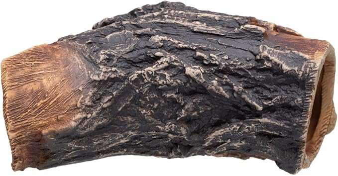 Plecoceramics Aquarium Cave - Ceramic Betta Fish Tank Decor - Natural Aquarium Decor - Large Reptile Hide - Fish cave Hideout - Snake Hide - Cave for Cichlids and plecos (Tree Lodge)