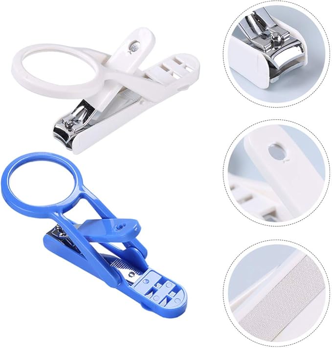 POPETPOP 2pcs Magnifying Glass Nail Scissors Cat Claw Clippers Cat Nail Clippers Dog Nail Trimmer Pet Claw Clippers Mutitool Small Animal Multifunction Hardware Daily Necessities Elder