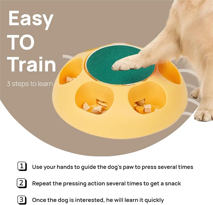 Multi-Functional Dog Scratch Pad for Nails,Slow Feeder Dog Bowls with Treat Box, Nail File Toy,Scratch Board for Dogs,4 Replaceable Sandpaper Sheets