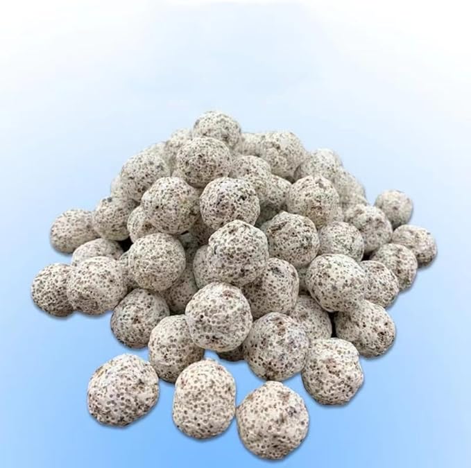 Filter Media,Bio Media for Aquarium Sump Filter Ceramic Rings Activated Carbon Bio Balls Freshwater Marine Biological Filter Media 1lb with Mesh Bag Bio Balls Ceramic Rings Set