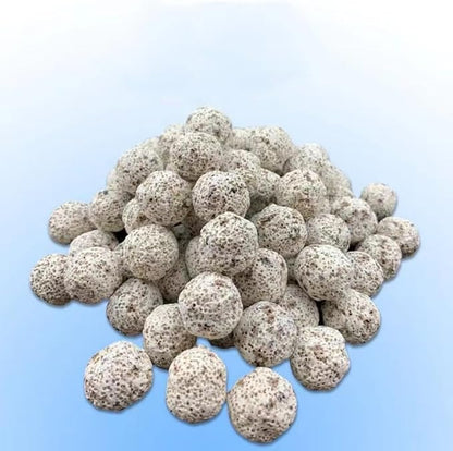 Filter Media,Bio Media for Aquarium Sump Filter Ceramic Rings Activated Carbon Bio Balls Freshwater Marine Biological Filter Media 1lb with Mesh Bag Bio Balls Ceramic Rings Set
