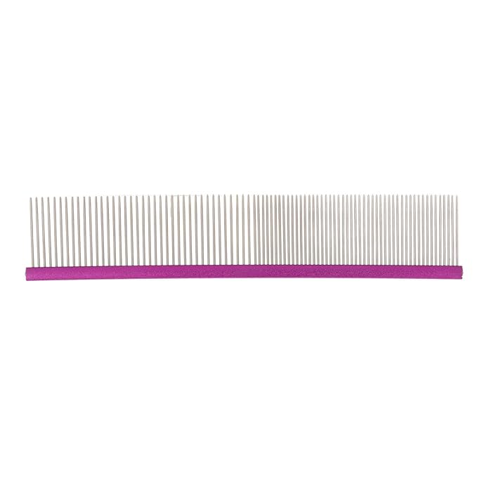 Greyhound Comb For Dogs, Metal Dog Comb Cat Comb For Removing and Knots Dog Combs with Rounded Ends Dog Combs For Grooming Matting Grooming Tool For Long Short Haired Dog