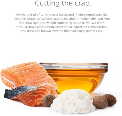 Pet Parents® Pet WiPees Cat All Purpose Cat Wipes, Pet Wipes, All Purpose Wipes for Cats & Cat Bath Wipes, Cat Cleaning Wipes (100 Count (Pack of 2), Calming)