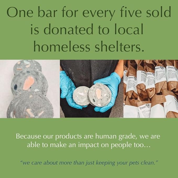 Dog Shampoo and Conditioner Bar with Hemp Seed Oil | Organic Dog Shampoo for Allergies and Itching | All Natural Bar Shampoo and Conditioner (1)