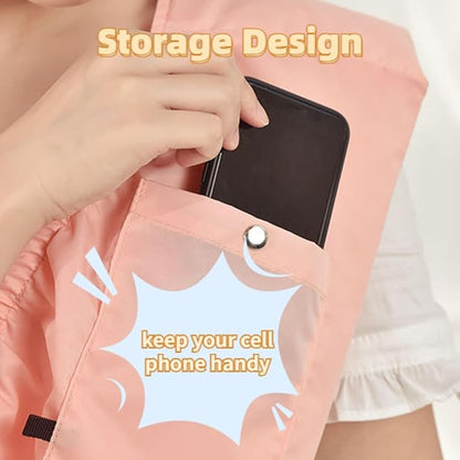 Dog Carrier Sling, Puppy Carrier Bag with Storage Pocket, Hands Free Reversible Pet Papoose Bag, Travel Safe Sling Bag, Suitable for Puppies,Small Dogs Cats Outdoor (Pink)