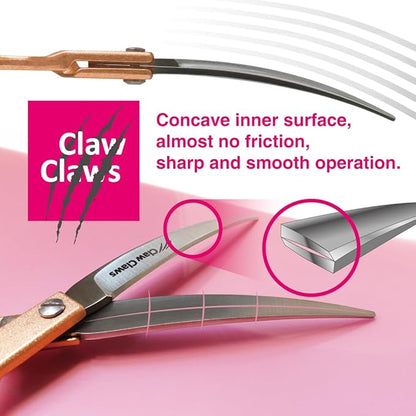 A great Curved Shears+ 9.8" Comb set for perfect home grooming choice. Medium to large long-haired dogs.