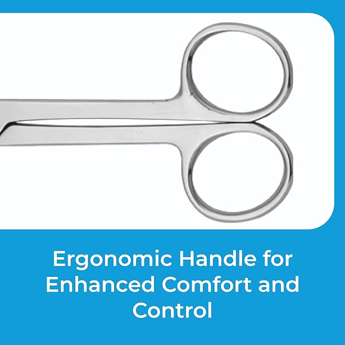 4.5" Dog Nail Scissors  Stainless Steel Clippers and Trimmers for Pets | Professional Grooming Tool for Precise and Safe Nail Trimming