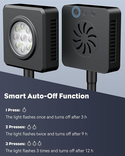 Pawfly 15 W LED Aquarium Light with Brilliant Blue White Red Lights for 1 to 10 Gallon Fish Tank