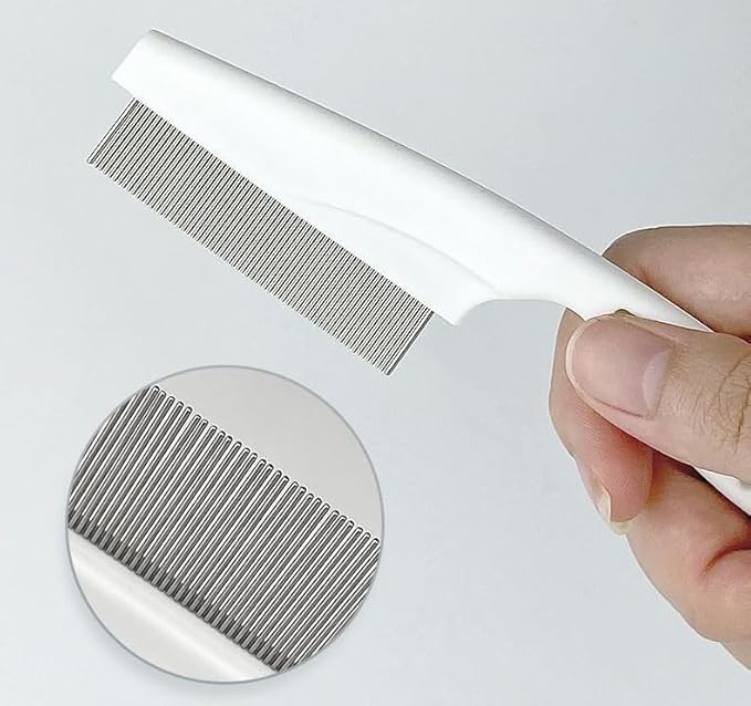 Dog Combs for Grooming, Metal Cat Comb for Removing Tangles and Knots, Professional Grooming Tool