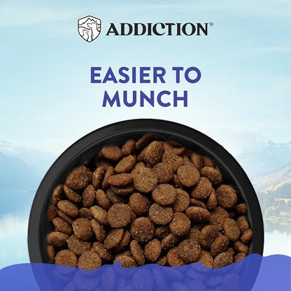 Addiction Duck Royale Entrée Premium Small Breed Dry Dog Food - Ideal for Puppies, Adults & Seniors - Grain-Free/Gluten-Free Kibbles for Small Dogs - 3.lb Bag Crafted in New Zealand
