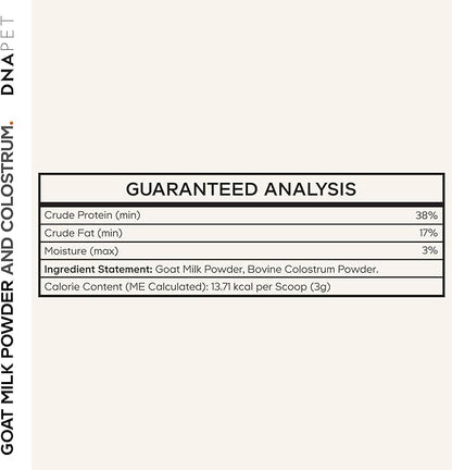 Goat Milk and Colostrum Powder for Dogs - Goat Milk Powder, Bovine Colostrum Protein Supplement for Dogs - Canine Joint & Gut Wellness Support - All Breeds and Sizes - 3.2 oz