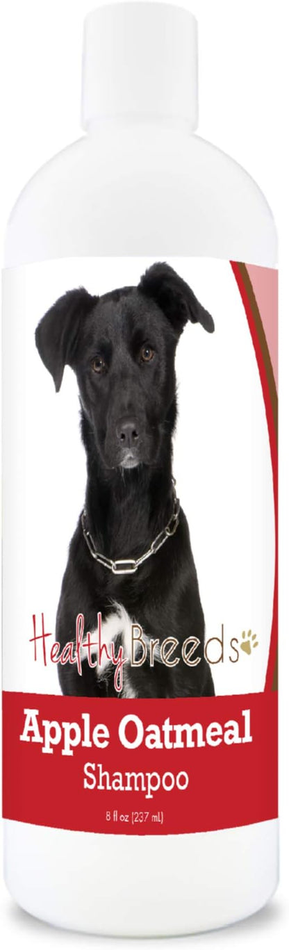 Healthy Breeds Mutt Apple Oatmeal Dog Shampoo - All Natural, Tearless & Hypoallergenic Cleanser & Conditioner - Best for Dry, Itchy or Irritated Skin - 8 oz
