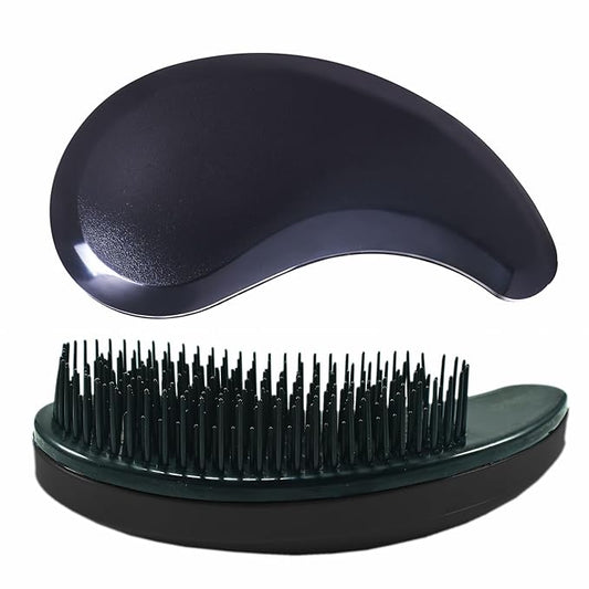 Puppy Brush, Soft Dog Brush for Grooming, Puppy Hair Remover Brush Comb, Grooming Tool for Poodles, Teddy, Yorkies, Maltese, Shih Tzu, Chihuahua, Black