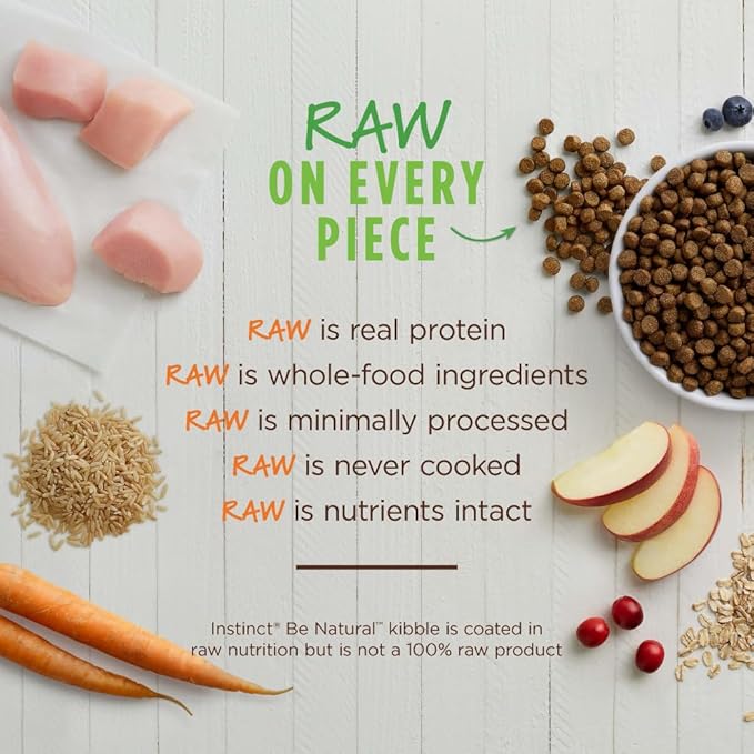 Instinct Be Natural Puppy Real Chicken & Brown Rice Recipe Natural Dry Dog Food, 24 lb. Bag