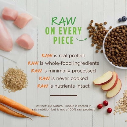 Instinct Be Natural Puppy Real Chicken & Brown Rice Recipe Natural Dry Dog Food, 24 lb. Bag