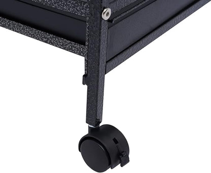 39.9'' Iron Parakeet Bird Cage, Pet Bird Flight Cages with Rolling Stand for Conures Lovebirds Cockatiels Finches Parrot Pet House, Small to Medium Birds