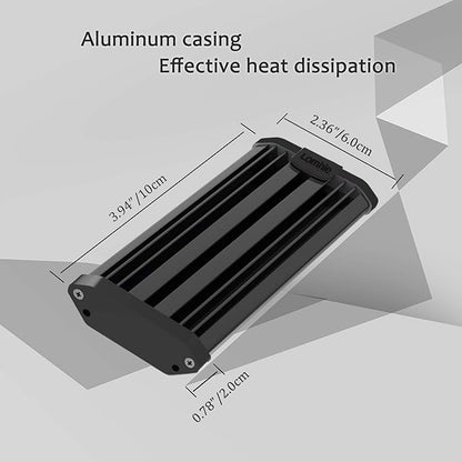 Lominie Planted Aquarium Light, 4 Channel Timer Dimmer Freshwater Small Fish Tank Light 6500K with Gooseneck for Planted Refugium Nano Tank (Freshwater)