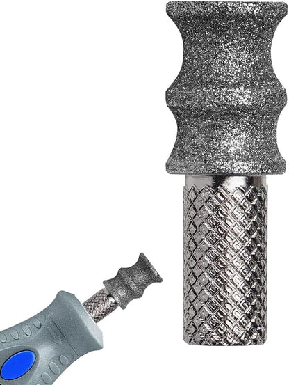 Diamond Dremel Dog Nail Grinder Bits for Rotary Tool-1/8'' Dremel Dog Nail Grinder Attachment-Pet Nail Grinder Bit Work for Animals Nail Care (XX Large T)