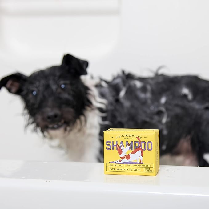 J·R·LIGGETT'S Dog Shampoo Bar for Sensitive Skin - Relieves Dry, Skin - Detergent-Free Formula, 100% Ecologically Correct, Non-GMO, 3.5 Ounce