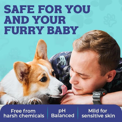 Pets Pet Deodorant & Odor Neutralizer w/Oat & Aloe | Naturally Derived Quick-Drying Deodorizer Spray for Dogs | Safe on Carpets & Furniture | Pet-Safe & Hypoallergenic | Baby Powder Scent