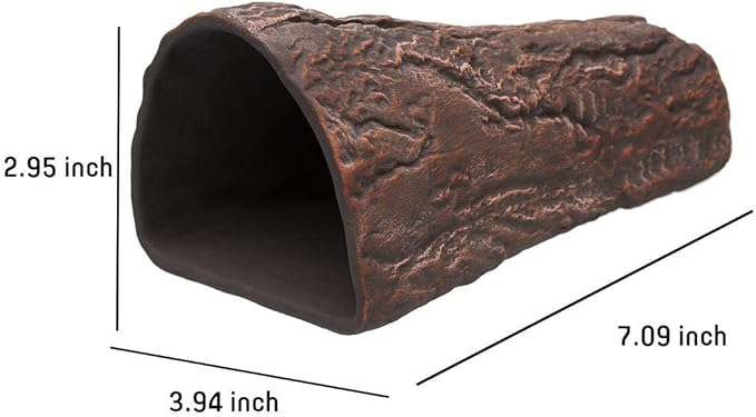 Plecoceramics Pleco Cave Cone Breeding Ceramic Decorations Fish Tank Aquarium (Brown)