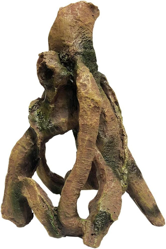 SLOCME Aquarium Resin Wood Trunk Ornament - Lifelike Driftwood Decor,Betta Fish or Other Pets Can Swim Through The Branches