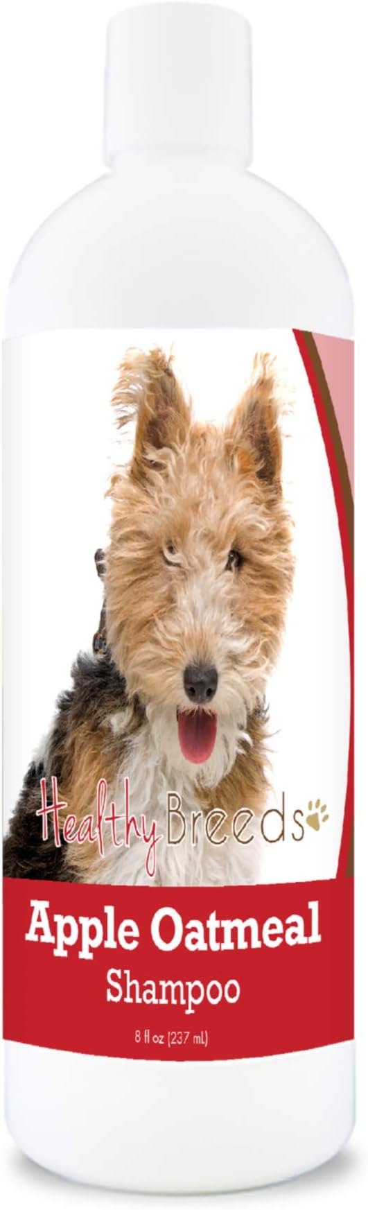 Healthy Breeds Wire Fox Terrier Apple Oatmeal Dog Shampoo - All Natural, Tearless & Hypoallergenic Cleanser & Conditioner - Best for Dry, Itchy or Irritated Skin - 8 oz
