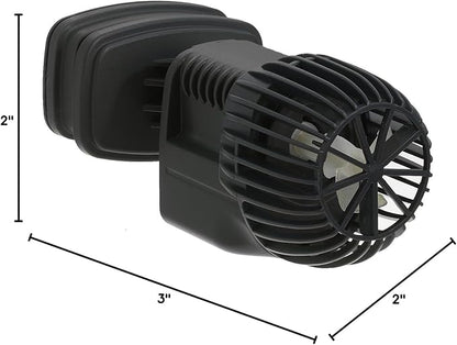 SICCE Voyager Nano 2000 Wave Maker Flow Pump 530 GPH | 360°Adjustable Quiet Submersible Magnetic Powerhead for Saltwater & Freshwater Tanks, Quiet Aquarium Water Circulation Pump 7 to 50 Gallons