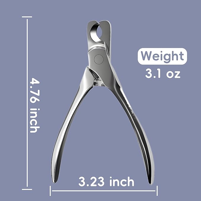 Dog Nail Clippers & Cat Nail Trimmers - Sharp Stainless Steel Professional Pet Nail Clippers for All Dogs, Thick Nails & Indoor Cats - Ergonomic Non-Slip Handle for Safe, Comfortable Grooming