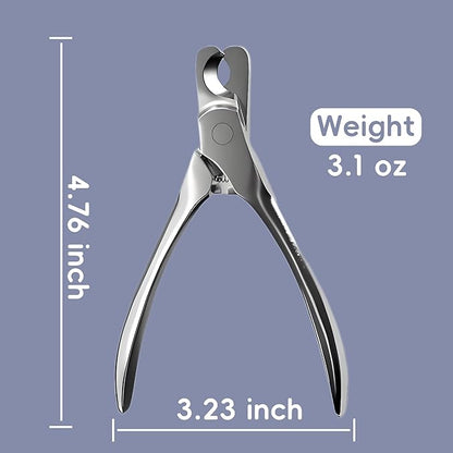 Dog Nail Clippers & Cat Nail Trimmers - Sharp Stainless Steel Professional Pet Nail Clippers for All Dogs, Thick Nails & Indoor Cats - Ergonomic Non-Slip Handle for Safe, Comfortable Grooming