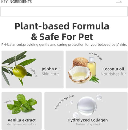 ALL FOR PAWS Pet Wipes - Coconut Vanilla Scent, 100 Wipes (4 Packs) | Ideal for Cats and Dogs, All-Over Clean with Natural Nourishing Ingredients