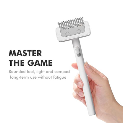 Cat Brush for Long Haired Cats, Dog Brush for Shedding Grooming Small Medium Dogs, Deshedding Dog Brush Self Cleaning Dematting Comb for Dogs, Pet Undercoat Rake for Dogs Remove Matted Fur