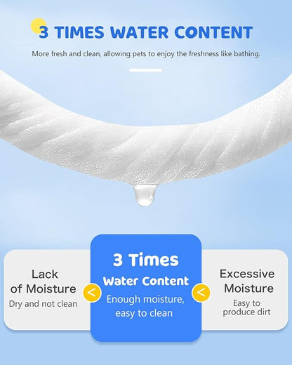 Pawaboo 400 Dog Wipes for Paws and Butt Ears Eyes | Organic Pet Wipes for Dogs | Unscented Hypoallergenic Dog Wipes Cleaning Deodorizing | Extra Thick Paw Wipes for Dogs Cats Pets