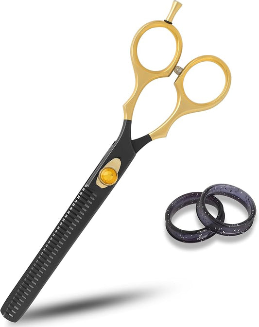 Dog Grooming Scissor,7 Professional Thinning Shear for Dogs with 34 Teeth, Japanese Stainless Steel, Blender Scissors for Dogs, Cats and other Pets with Adjustable Screw