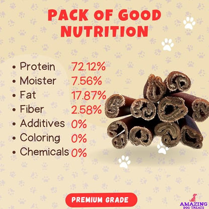 Amazing Dog Treats 6 Inch Collagen Stick - (25 Count)- Collagen Sticks for Dogs - No Hide Dog Bones